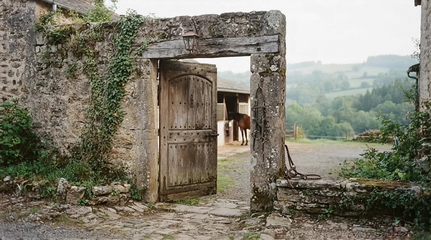Entrée du Activités équestres La Jembertie, centre équestre à Grignols